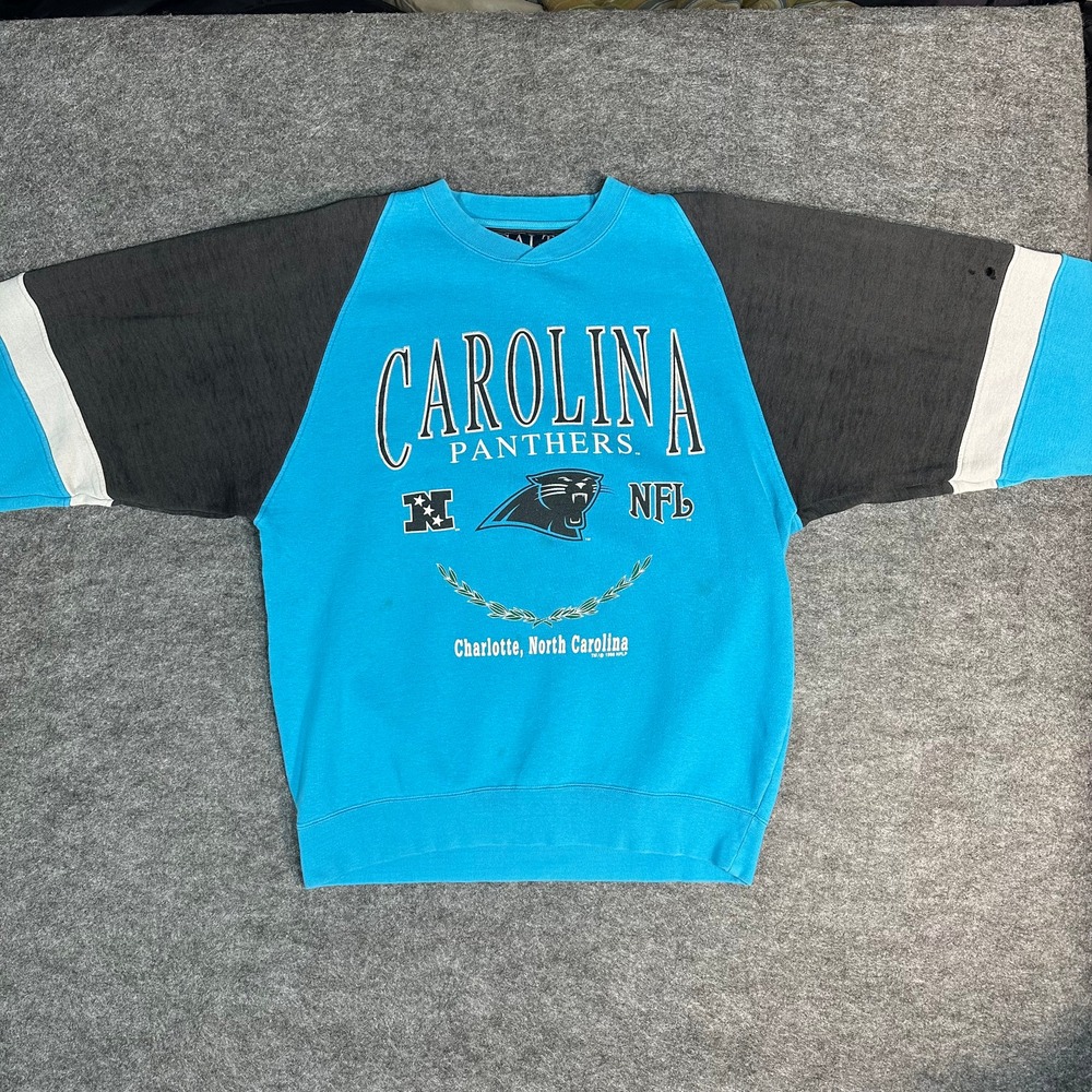 RARE Vintage 90s GALT SAND Carolina Panthers Sweatshirt Mens Medium Spellout‎ - Picture 15 of 15